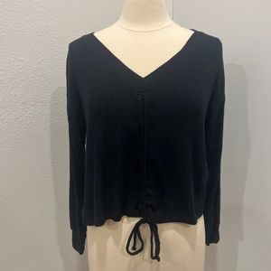 Cinch Front Long Sleeve